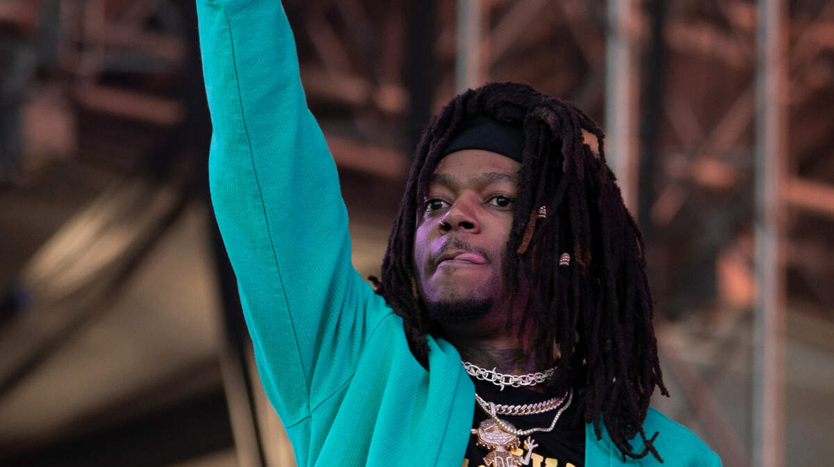 J.I.D. performs at the Dreamville Festival in Raleigh, N.C., Sunday, April 2, 2023.