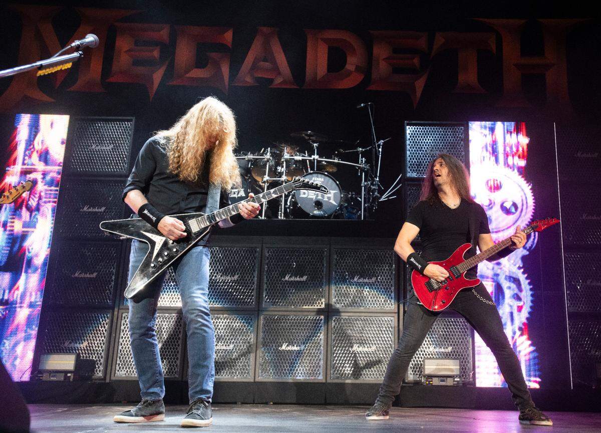 Megadeath shreds Raleigh, N.C.’s Coastal Credit Union Music Park at Walnut Creek, Wednesday night, Sept. 7, 2022.