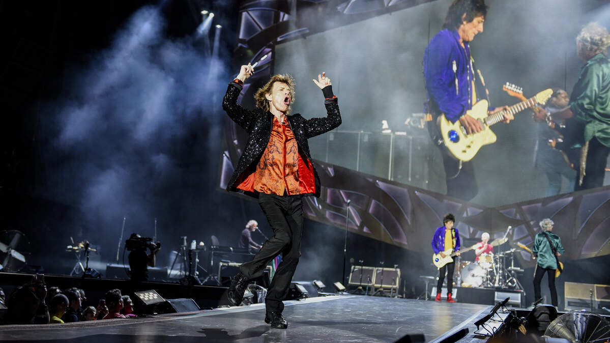 The Rolling Stones performed at Carter-Finley Stadium in Raleigh on July 1, 2015.