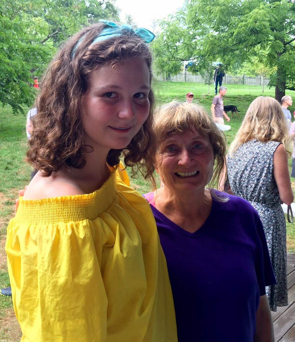 Eliza Meyer, left, is a&nbsp; student at Raleigh’s Broughton High School,&nbsp; plays guitar, fiddle and banjo. She also is a student of Gerrard’s and is about to release her first album, “Hello Stranger.”&nbsp;