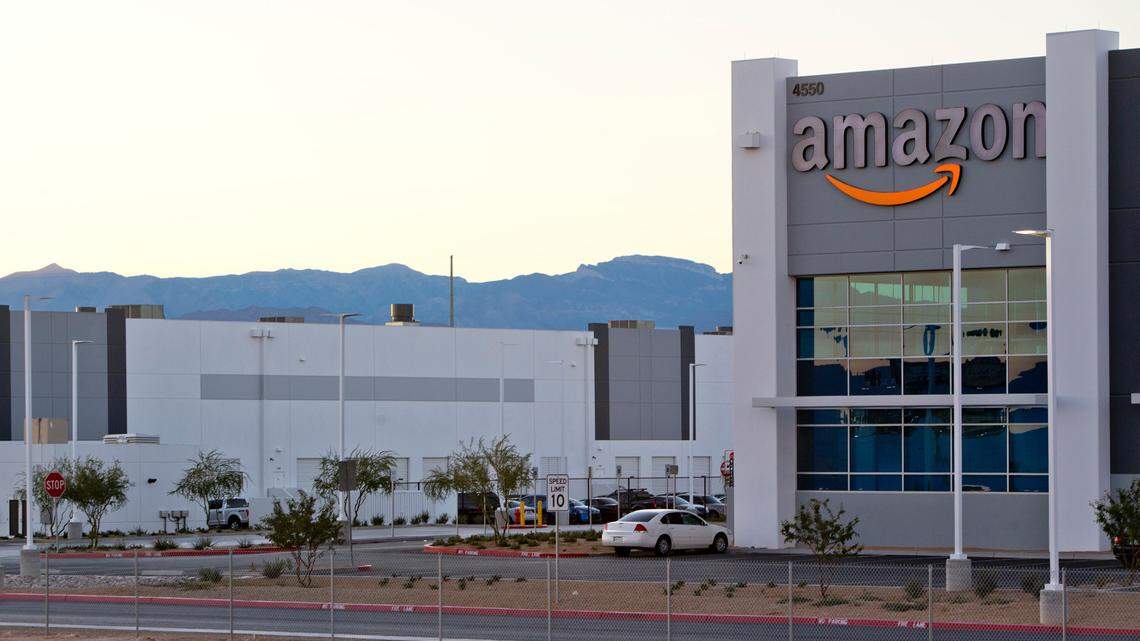 An Amazon fulfillment center in North Las Vegas. The online retailer is building several distribution centers across the country, including in North Carolina. It is expected to announce its latest in Garner on Friday.