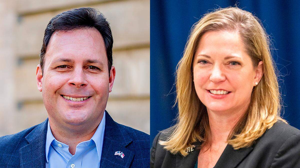 Sam Hayes (left) is the new executive director of the State Board of Elections, replacing Karen Brinson Bell (right) who served in the role for six years.
