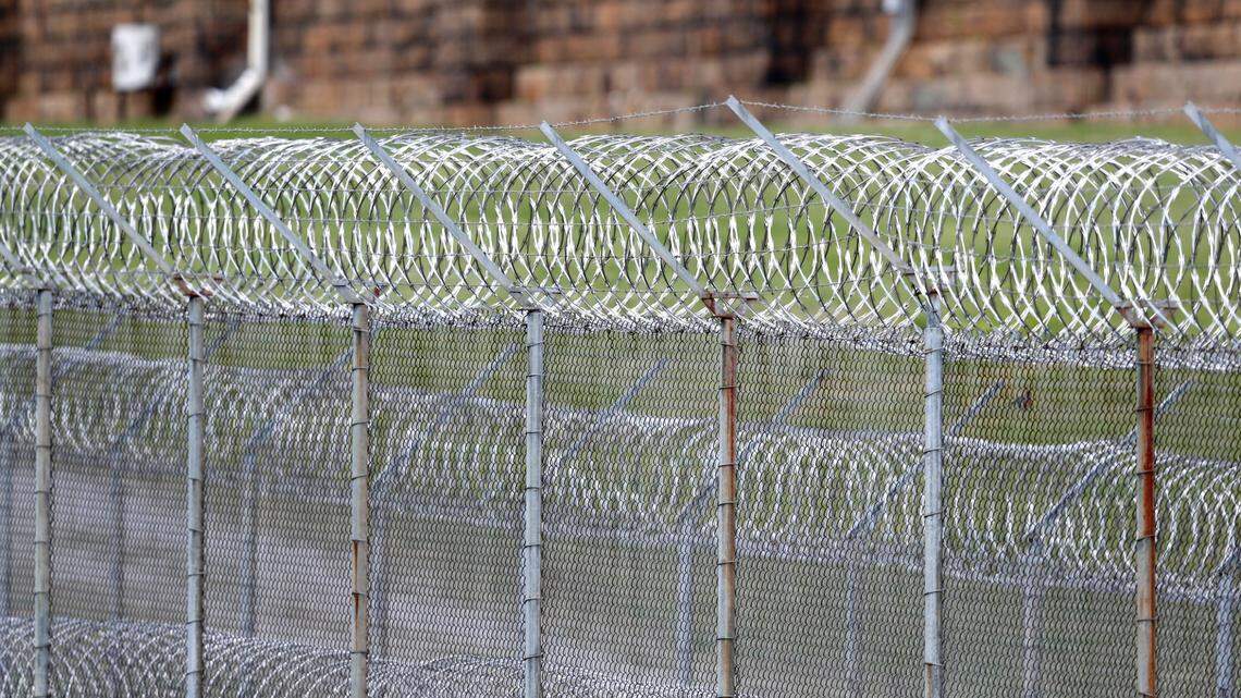 An exterior view of Central Prison, a state-run correctional institution in Raleigh.