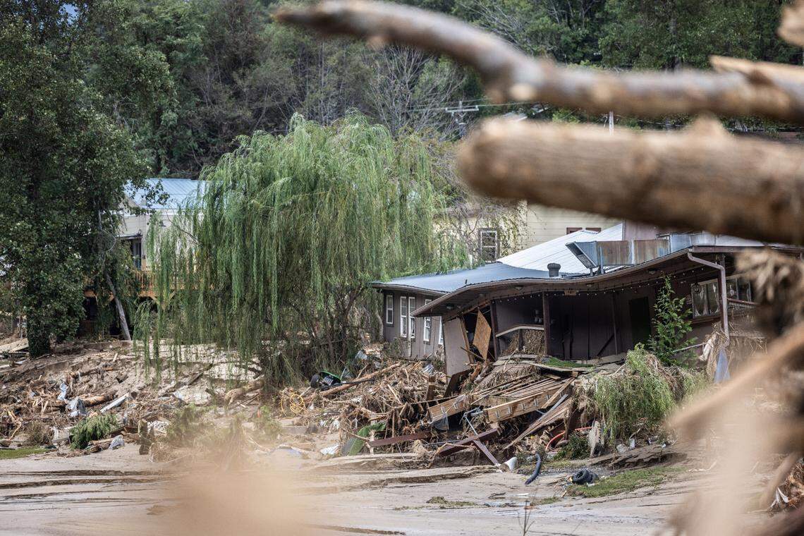 in Lake Lure, N.C. on Saturday, September 28, 2024.
