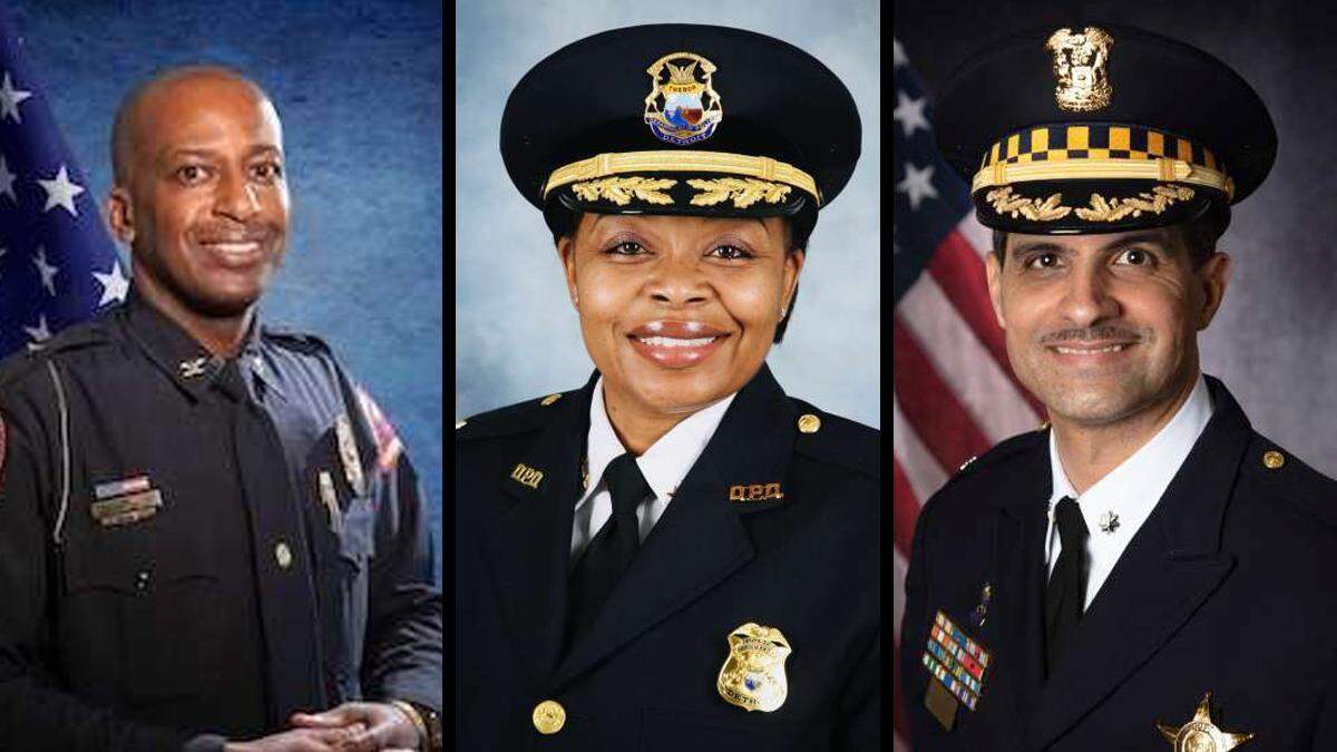 The finalists for the Raleigh police chief (L-R): Rico Boyce, deputy chief of administration for the Raleigh Police Department, Sonia J. Russell, commander of crime control strategies for the Detroit Police Department and Joshua Wallace, commander of the Chicago Police Department’s Bureau of Counterterrorism’s Criminal Network Group.
