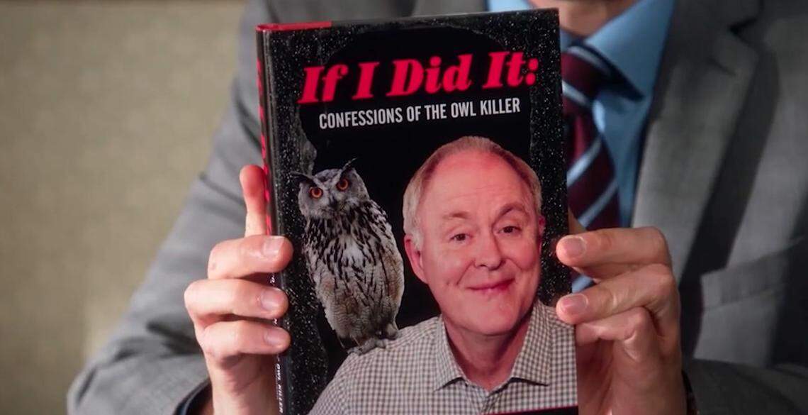 The cover of Larry Henderson's memoir, "If I Did It: Confessions of the Owl Killer," from NBC's "Trial & Error."