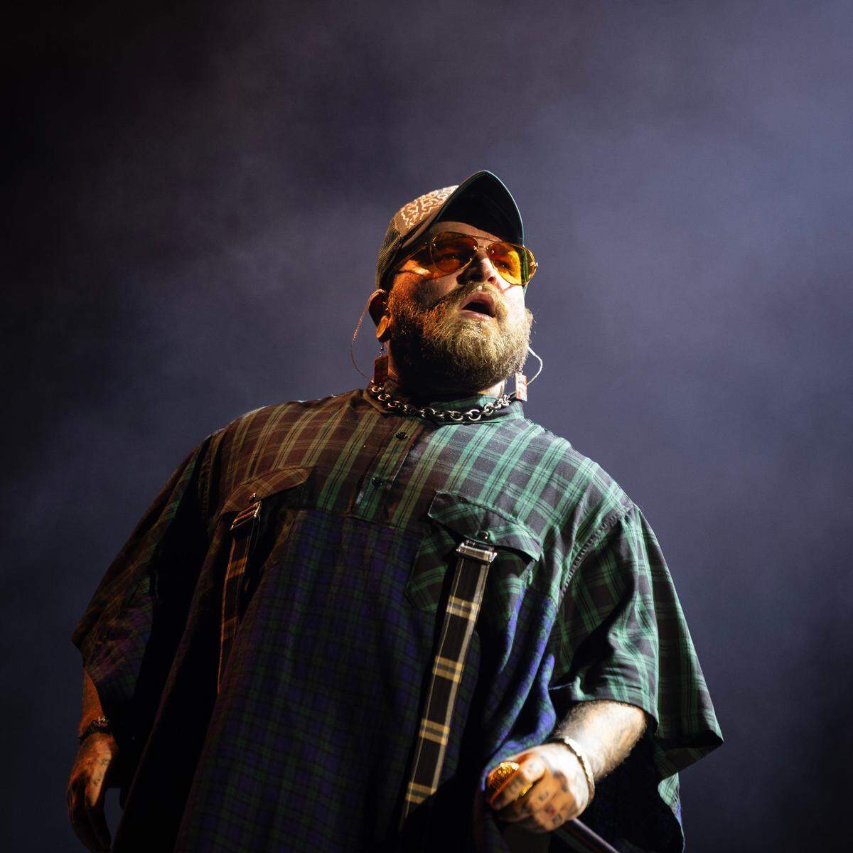 Teddy Swims in concert, Saturday night, May 17, 2025 at Raleigh, N.C.’s Red Hat Amphitheater.