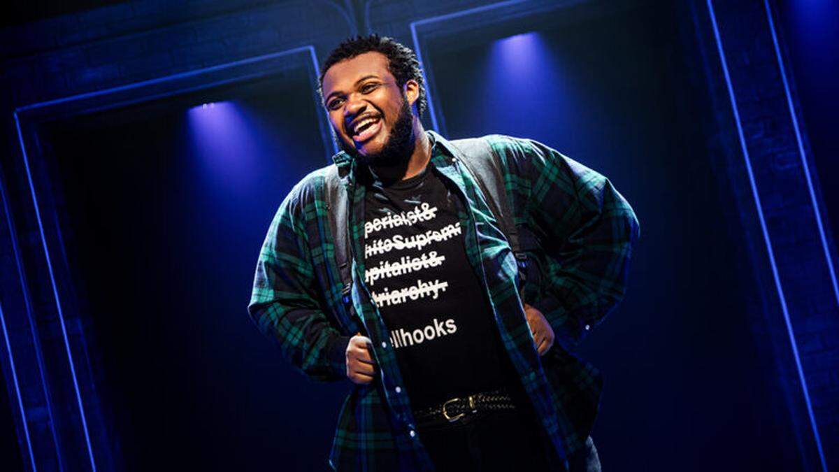 Jaquel Spivey leads the Broadway cast of “A Strange Loop” in role of Usher.