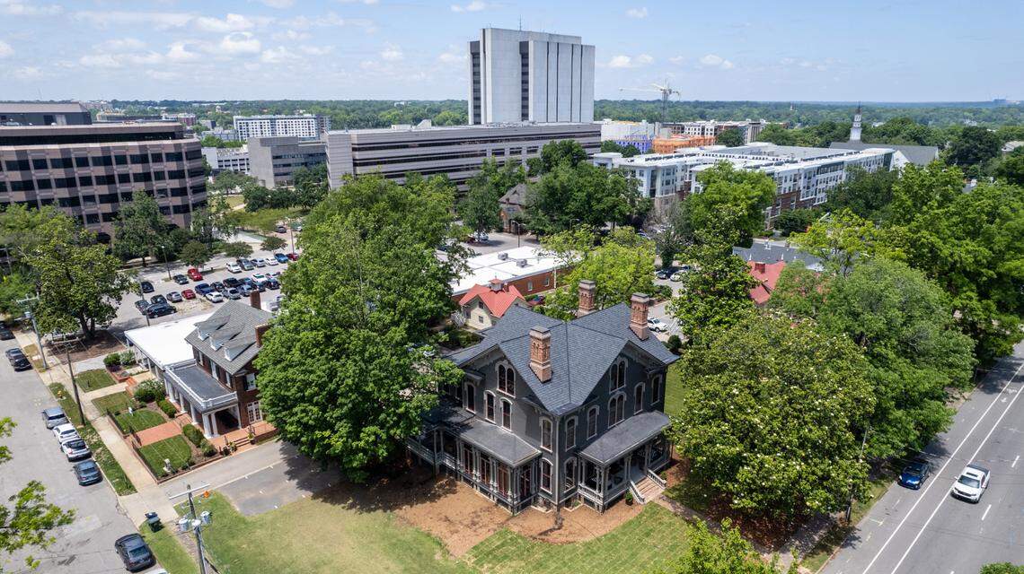 The Andrews-Duncan House on Raleigh’s North Blount Street is one of several old homes that had fallen into disrepair under state ownership and have now been restored and reused.