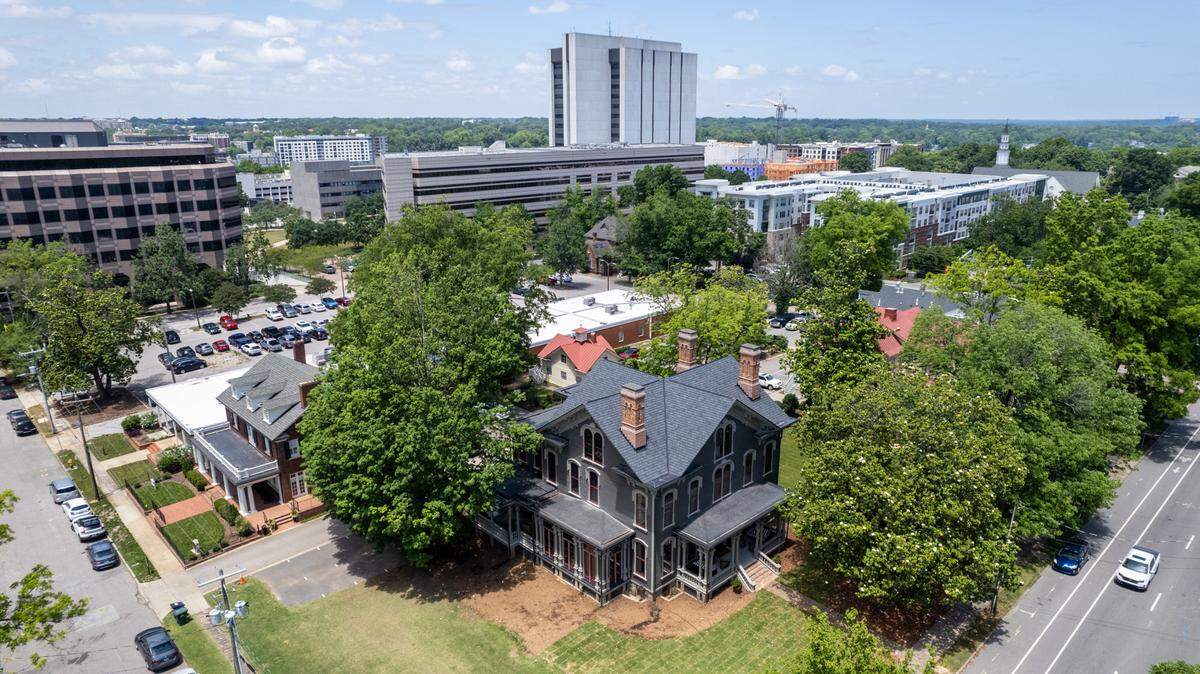 The Andrews-Duncan House at 407 North Blount Street in downtown Raleigh.