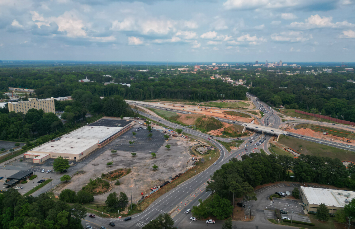 An aerial photo of the 118,000-square-foot property at 4500 Western Blvd. in Raleigh. It’s now earmarked for redevelopment after Raleigh-base CityPlat purchased the site for $14 million.