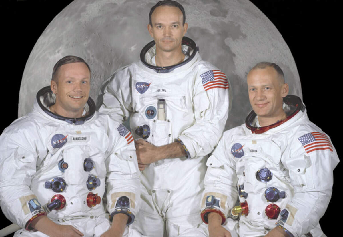 The Apollo 11 crew: Neil Armstrong, Michael Collins and Buzz Aldrin.