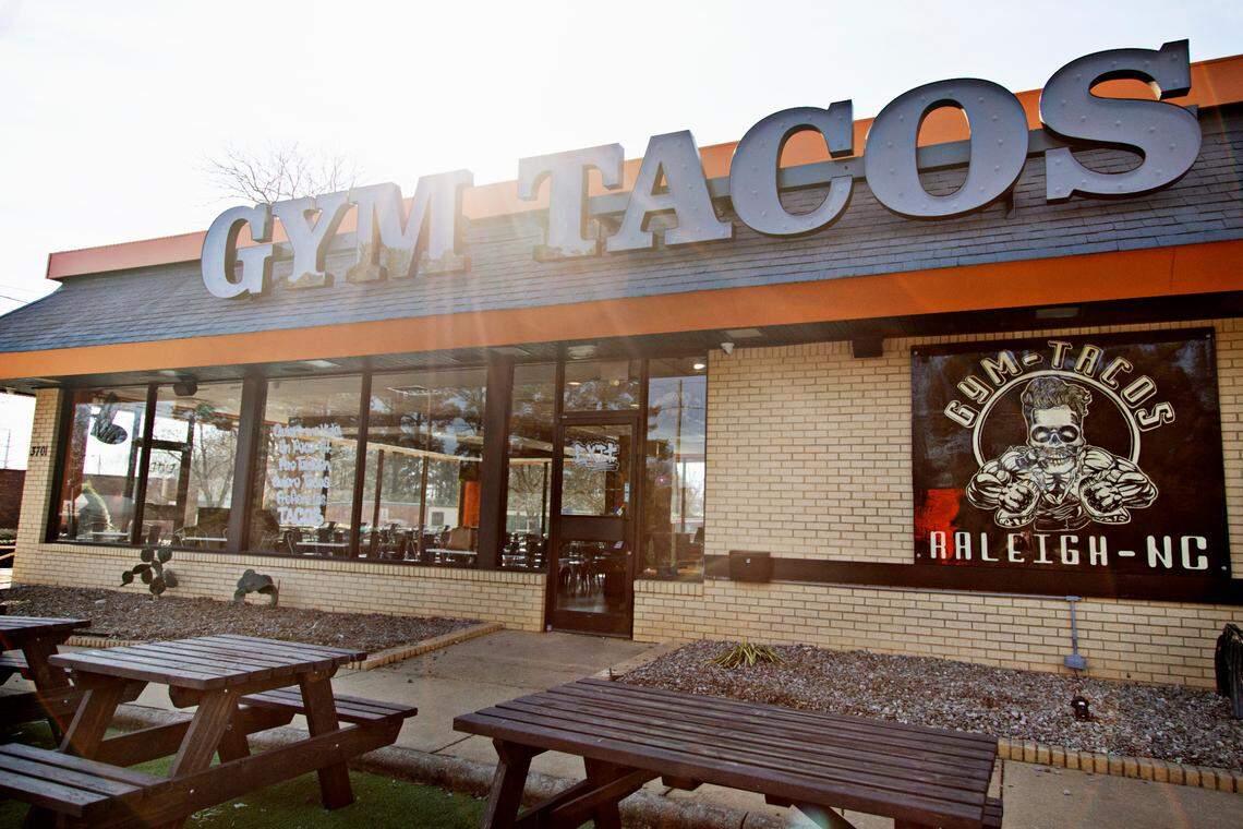 Gym Tacos has opened a brick&mortar off of Hillsborough Street in Raleigh.