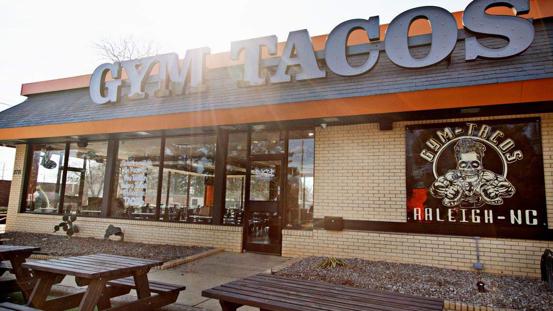 Gym Tacos has opened a brick&mortar off of Hillsborough Street in Raleigh.