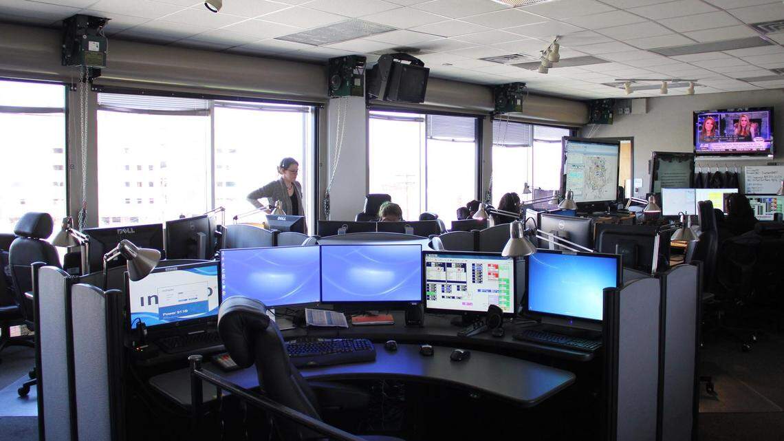 The city’s Emergency Communications Center, seen in this photo in its old location on West Chapel Hill Street, will no longer route calls to the Raleigh-Wake Emergency Communications Center.