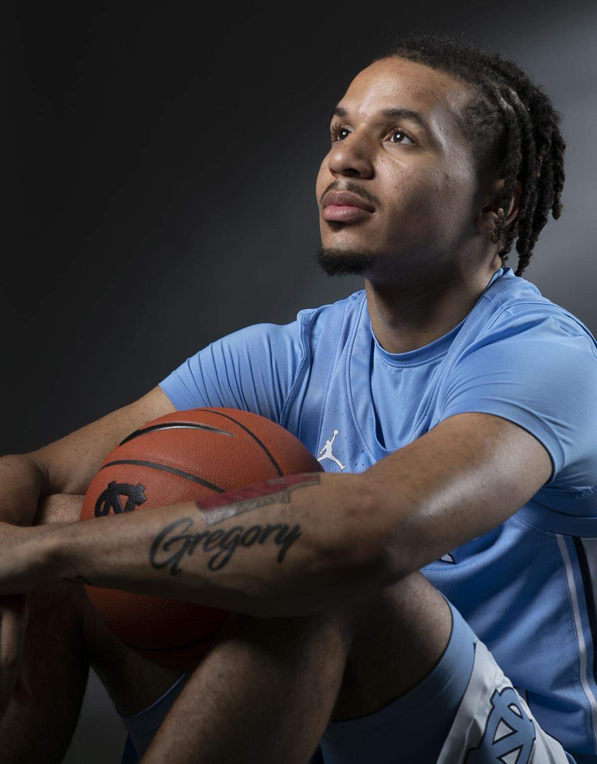 North Carolina freshman Cole Anthony poses for a portrait during the Tar Heels’ annual media day on Wednesday, October 2, 2019 at the Smith Center in Chapel Hill, N.C.