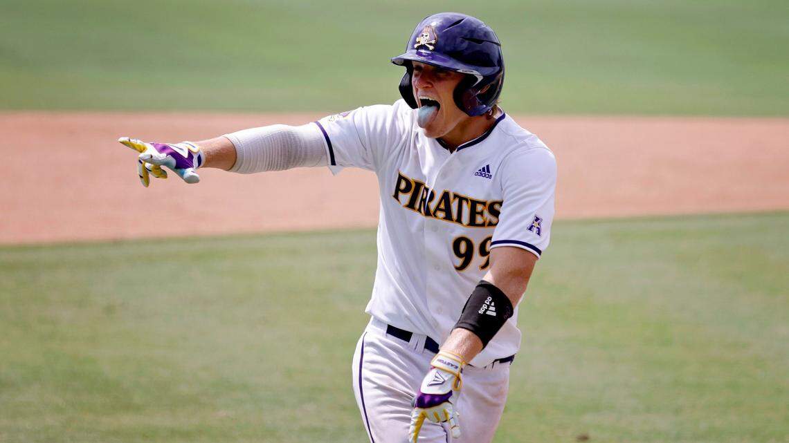 ECU baseball beats Texas 13-7 in Greenville Super Regional, is 1 win away from Omaha
