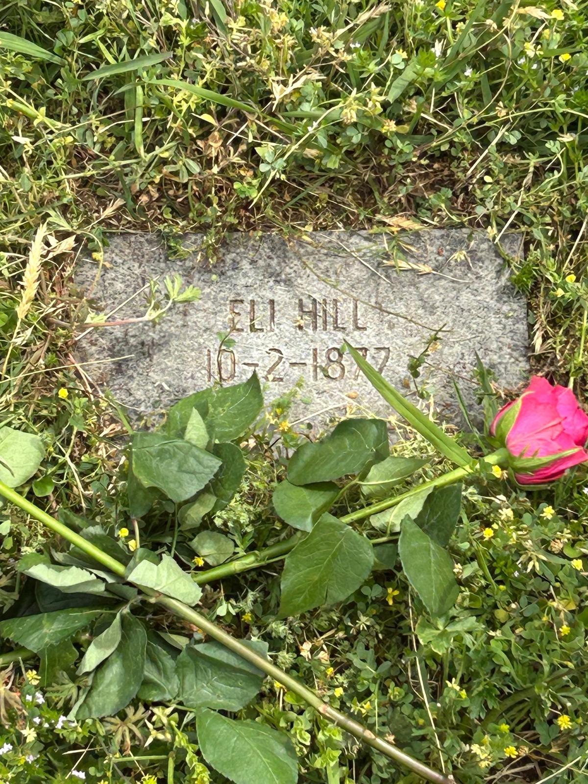 Eli Hill escaped slavery to fight in the Civil War with the Union army. He died at Dix Hospital as a mental patient after the war.