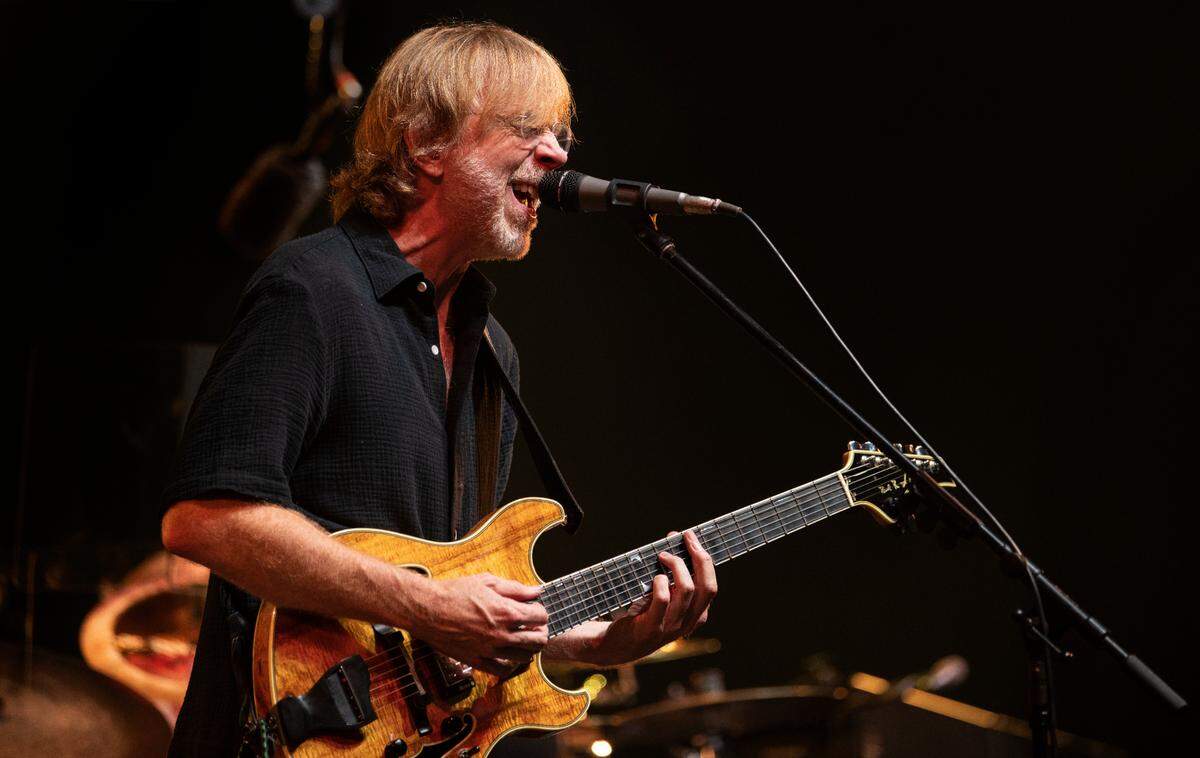 Phish brings its summer tour to the Coastal Credit Union Music Pavilion at Walnut Creek in Raleigh, N.C., Friday night, July 29, 2022.