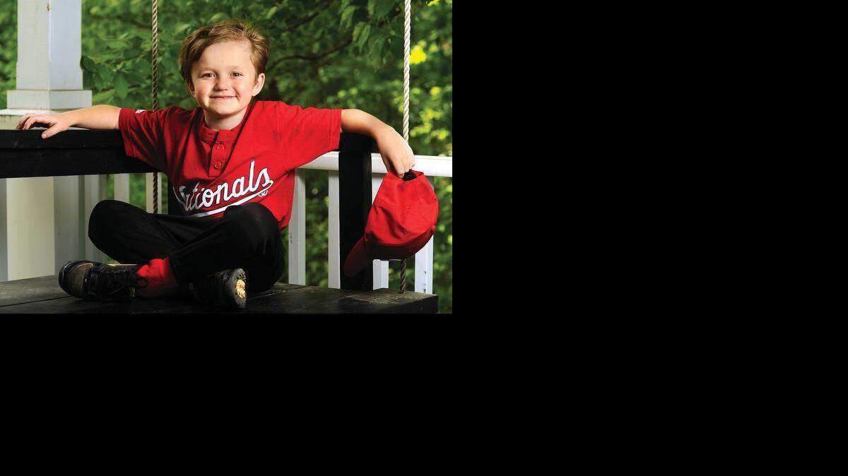 Seven-year-old Josh Hardy, shown in May 2013 photo, was treated for malignant rhabdoid tumor at St. Jude's when he was nine months old. He's been cancer free for more than two years and has been raising money for St. Jude's with his kindergarten class at Hugh Mercer Elementary.
