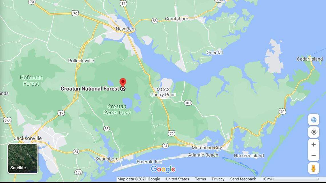 Two Marines were run over while camping in Croatan National Forest in North Carolina on Friday, officials tell local media outlets. They were seriously injured but are expected to survive.