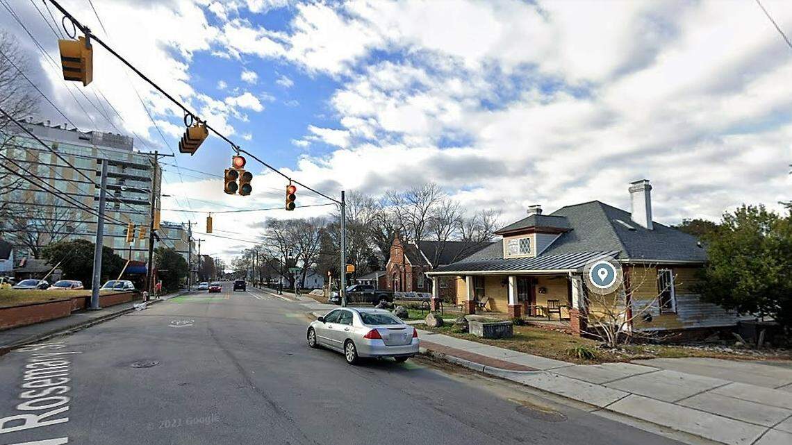 The Butler Strowd house, built in 1922 on West Rosemary Street in Chapel Hill, could be demolished to make way for a four-story office building with apartments on the upper two floors.