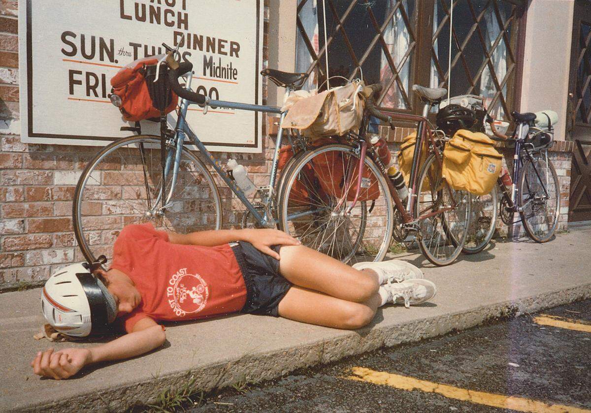 Riders on the 1982 coast to coast bicycle tour, all of them NC teens, had to find sleep wherever it came available. “Shadow of a Wheel” starts Thursday on PBC NC.