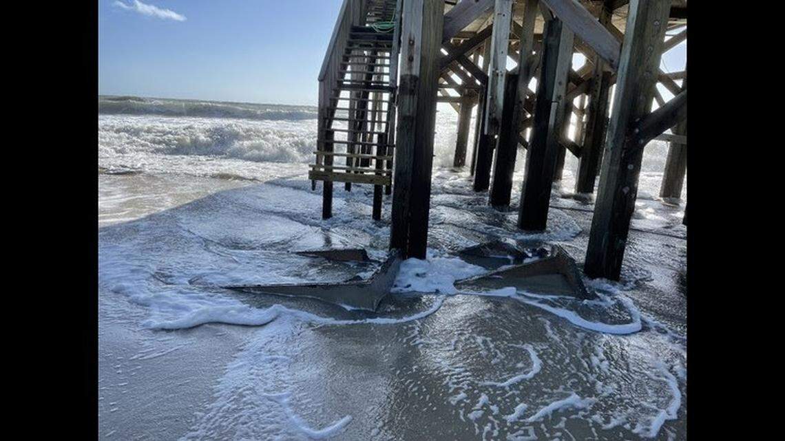 Swells from Hurricane Earl are creating flooding conditions on North Carolina’s Outer Banks, resulting in warnings for visitors.