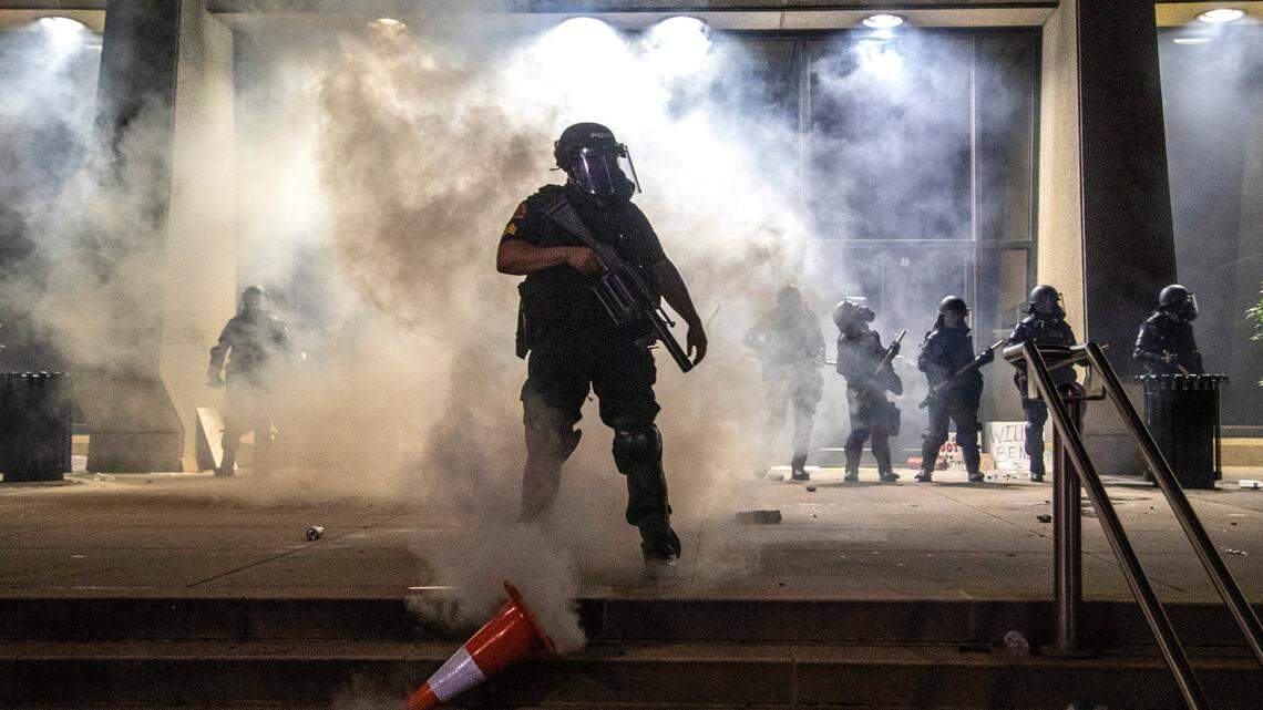 Joe Biden has failed to strongly condemn the violent protests sweeping across America