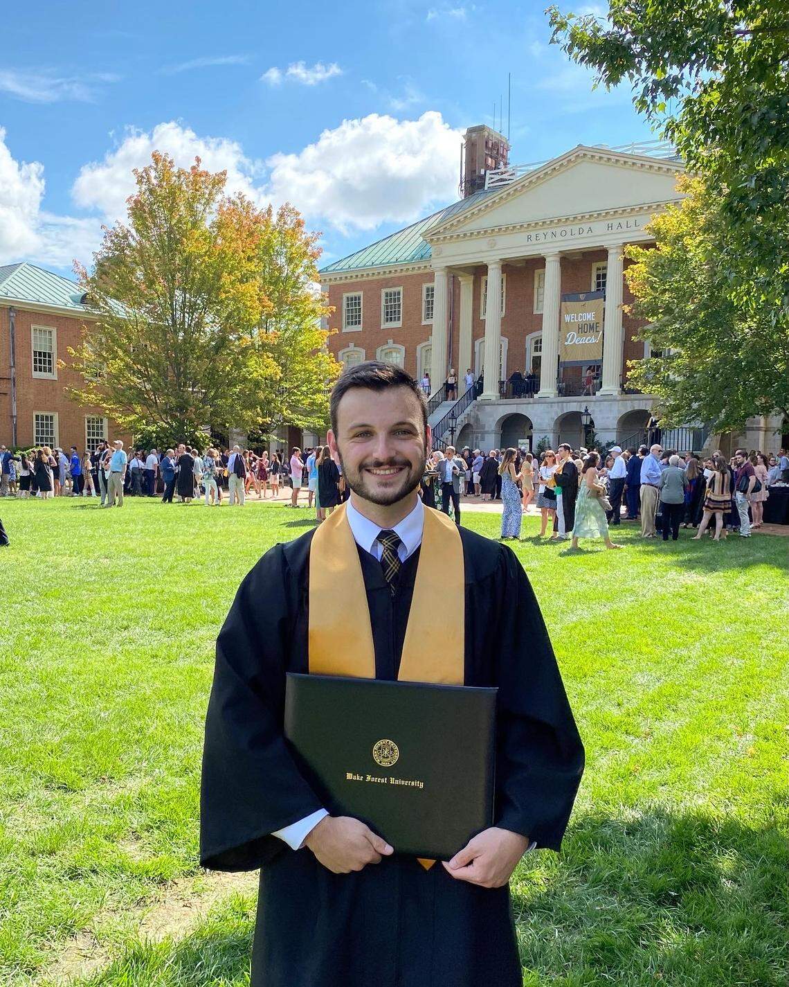 Unaffiliated voter Jay Sherrill, a recent Wake Forest University graduate who lives in Statesville, N.C.