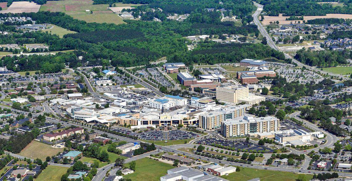 The Vidant Medical Center in Greenville, N.C. is the location of the teaching hospital for ECU’s Brody School of Medicine.