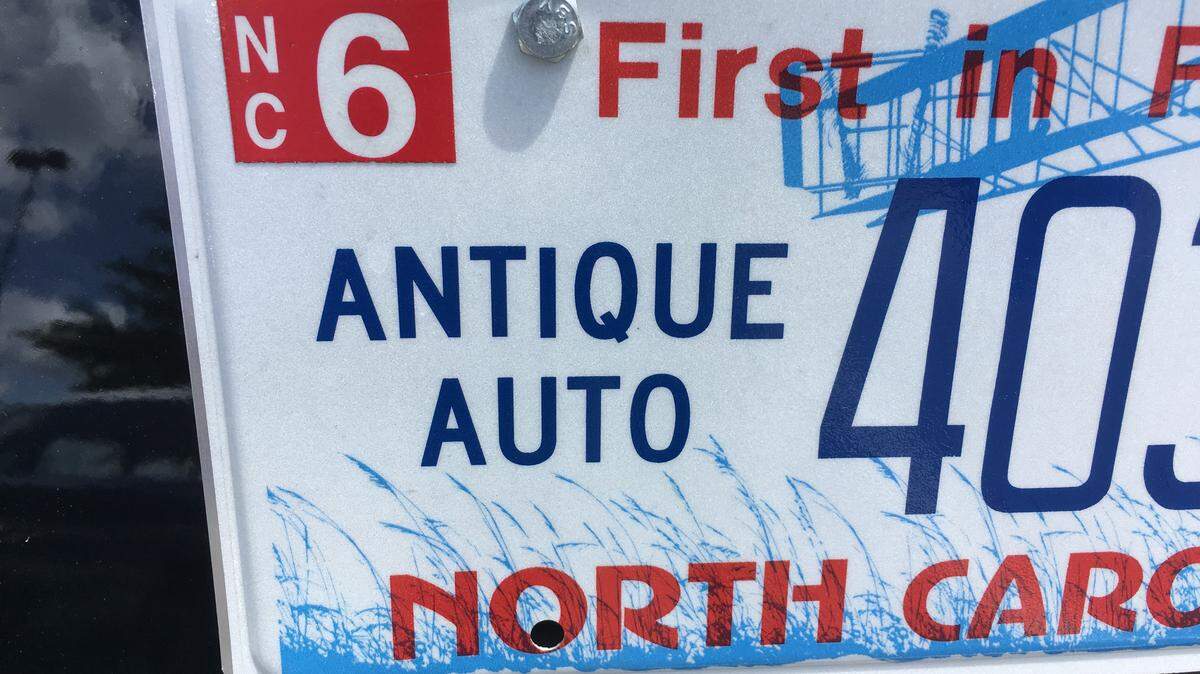 Under a change in state law, a car or truck can qualify for an antique auto license plate in North Carolina if it is 30 years old.