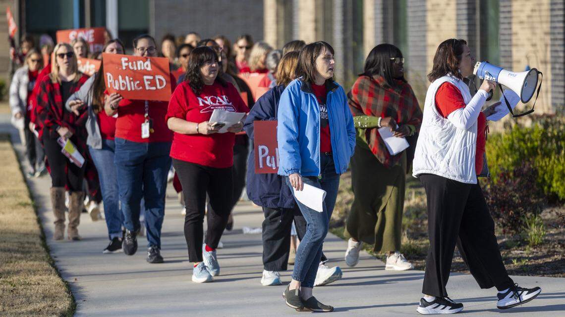 Wake County teachers protest proposed special-ed cuts. Will it make a difference?