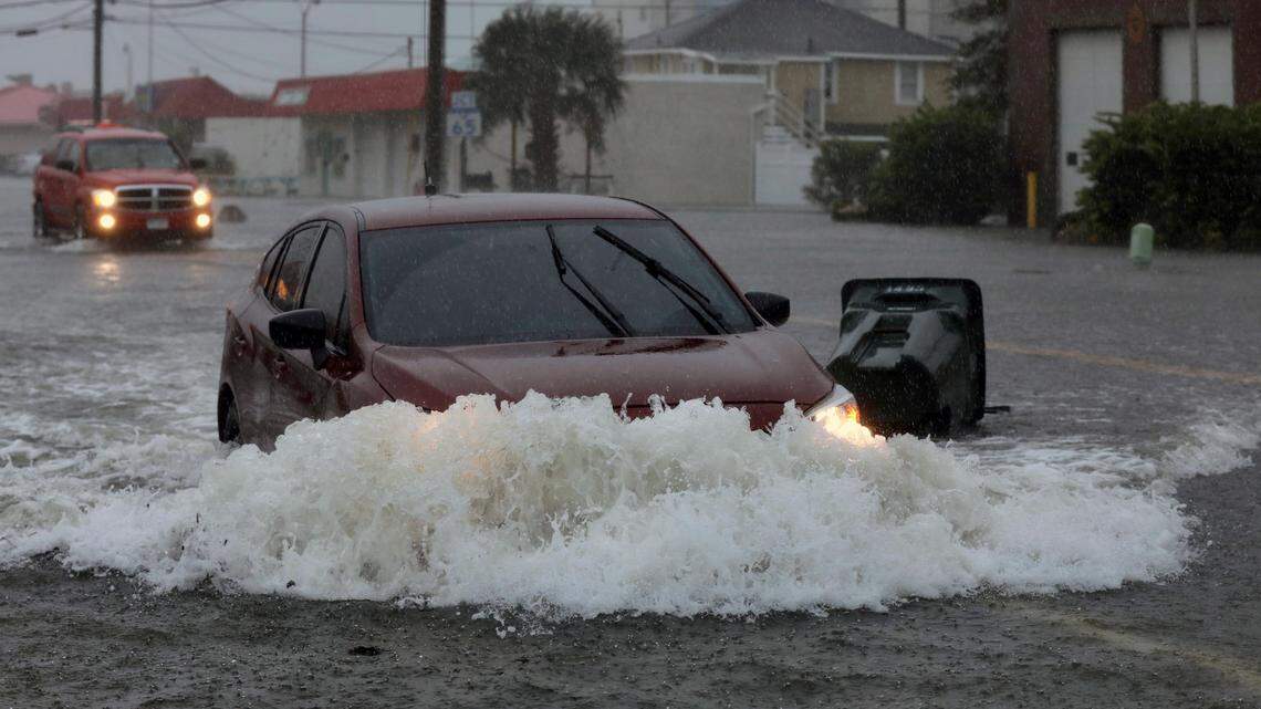 Hurricanes and heavy rainfall can cause flooding along roadways and low-lying areas.