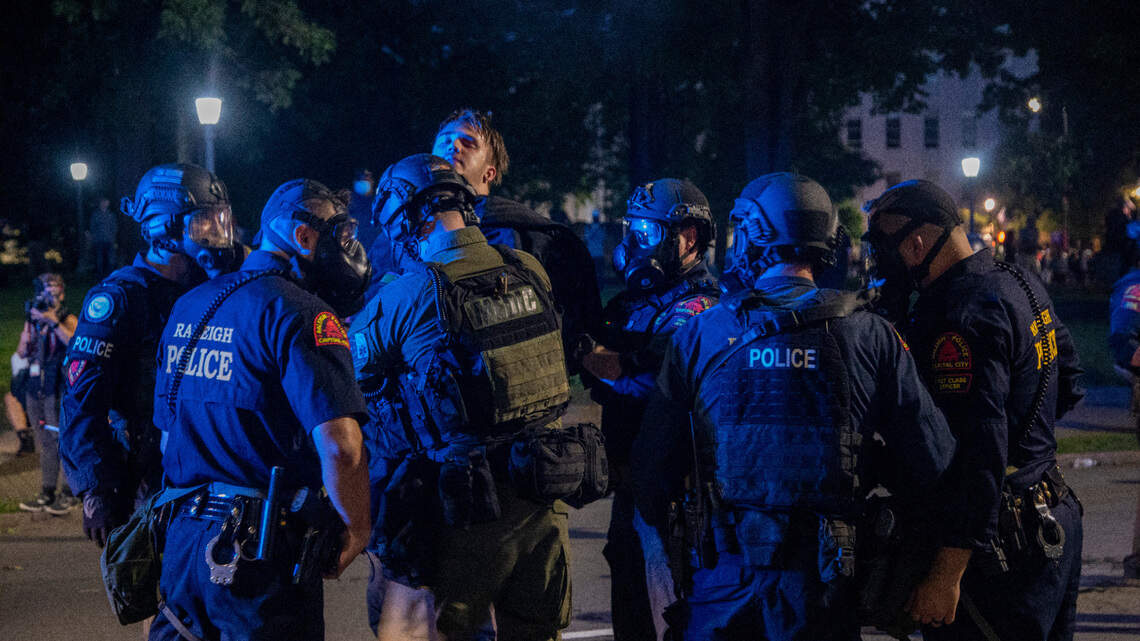 Protester questions Raleigh police officers’ use of force | Raleigh ...