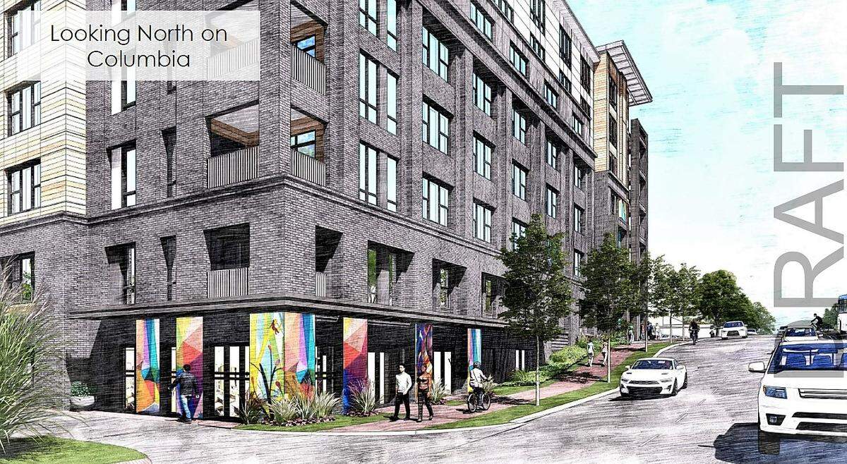 The lower end of an apartment building planned for 101 E. Rosemary St. could include roughly 1,000 square feet of retail space. The developer has agreed to work with downtown officials to lease at least some of the space at a discounted rent.