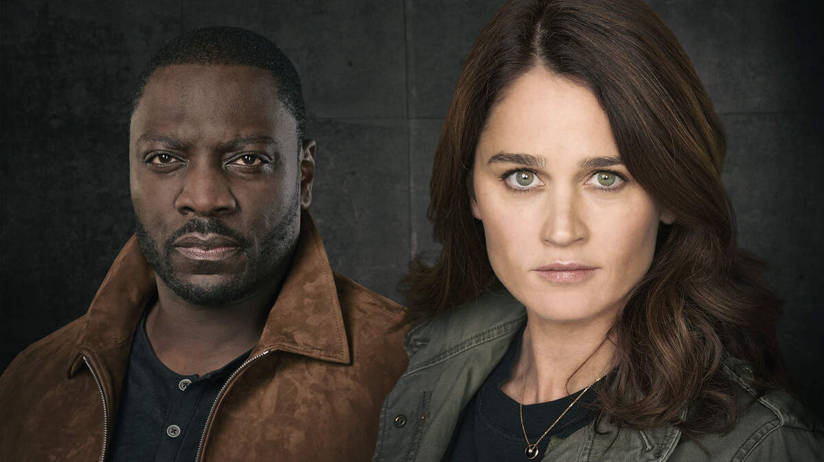 ABC’s “The Fix” stars Adewale Akinnuoye-Agbaje as Sevvy Johnson, and Robin Tunney as Maya Travis.