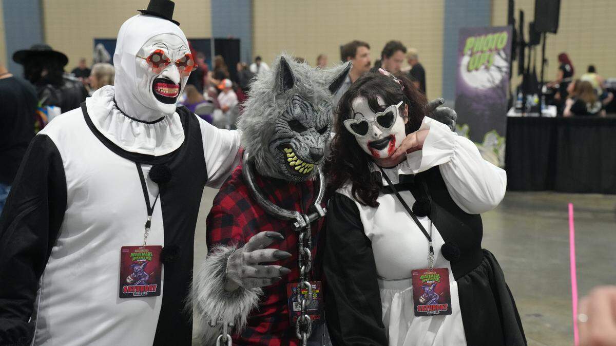 Horror fans dress up during the 2024 Nightmare Weekend Richmond. The GalaxyCon organizers plan to bring the horror convention to Raleigh in 2026.