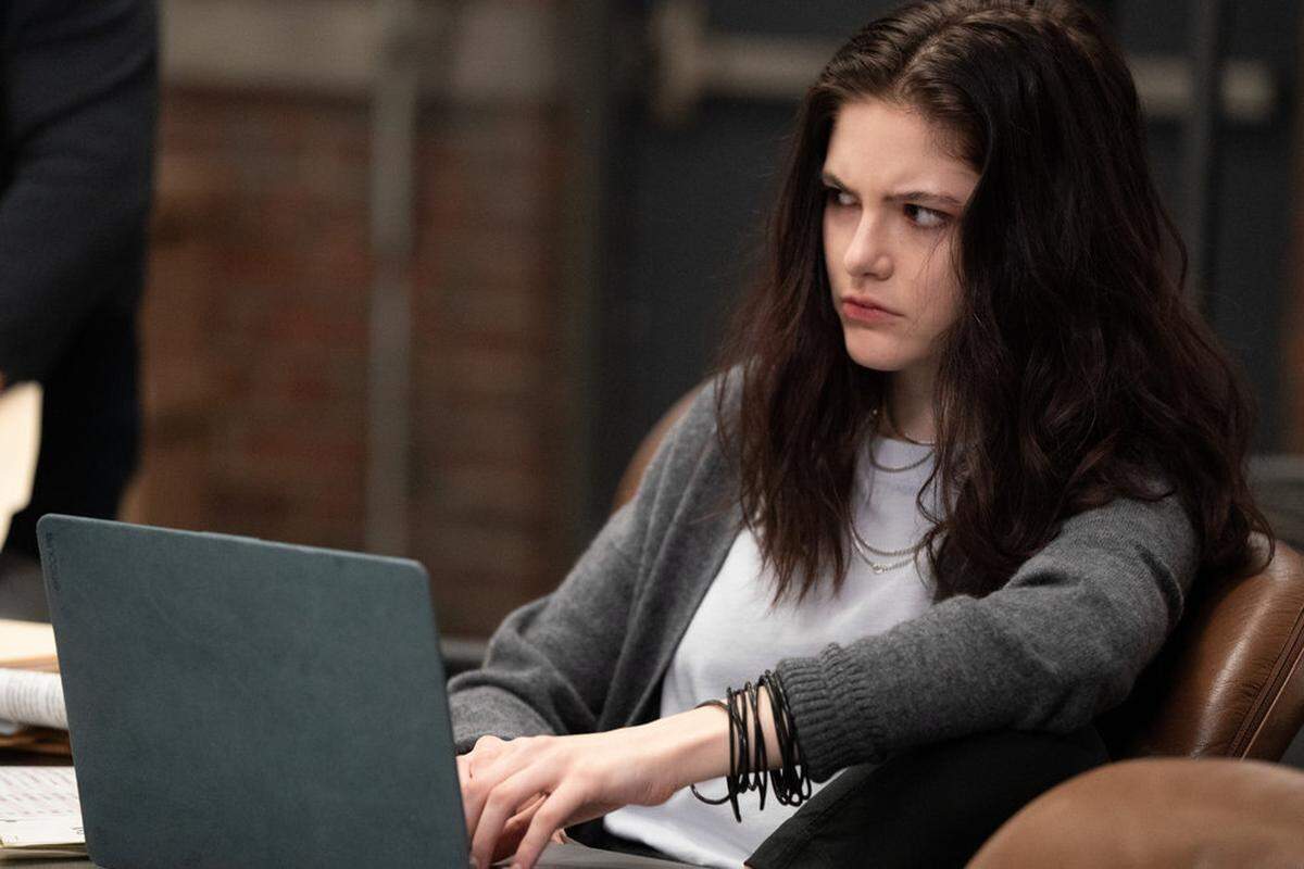 Ainsley Seiger as Jett Slootmaekers in the NBC series “Law & Order: Organized Crime.