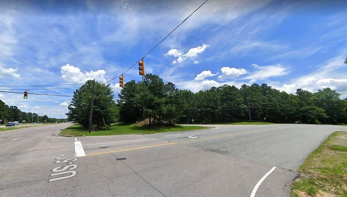 This largely wooded lot at the intersection of U.S. 15-501, East Lakeview Drive and Interstate 40 is being considered for a new neighborhood with roughly 380 apartments in four-story buildings. About 72 apartments could be affordably priced for older adults.