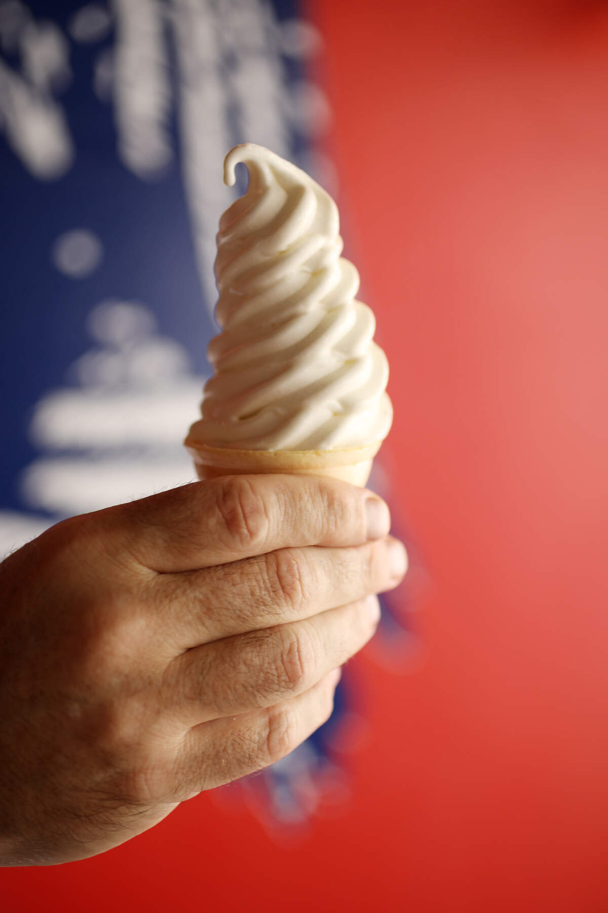 For dessert, order a soft serve cone at Deeluxe Chicken in Durham.