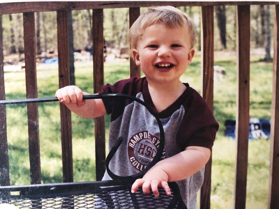 Joe Branan as a kid, photographed by his mom Laura. Joe was diagnosed with Autism at 2 years old. Laura said she took him to the doctor after she noticed he struggled with looking at the camera when she asked.