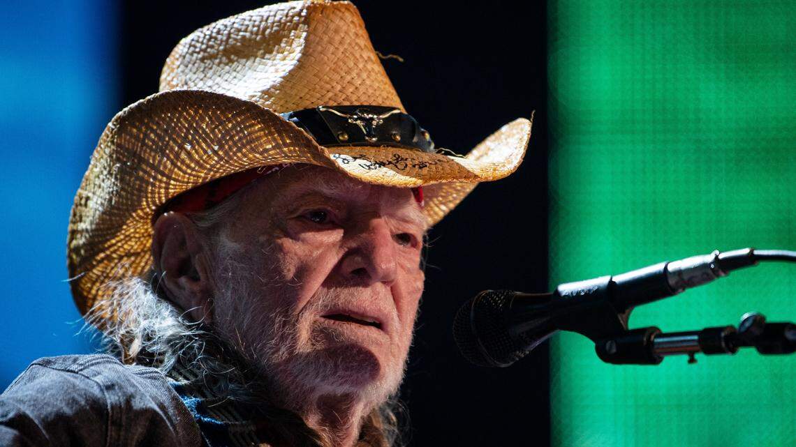 Willie Nelson plays the final set at Farm Aid at Raleigh, N.C.’s Coastal Credit Union Music Park at Walnut Creek, Saturday, Sept. 24, 2022.
