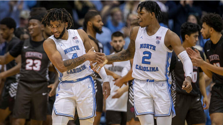 Photos: North Carolina vs. Brown in college basketball action