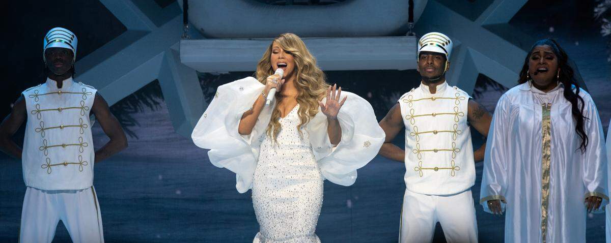 Mariah Carey brings her “Christmastime Tour” to Raleigh, N.C.’s Lenovo Center, Monday night, Dec. 9, 2024.