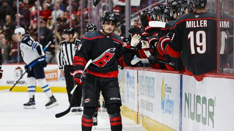 With Seth Jarvis’ late addition to Team Canada, Hurricanes have five Olympians
