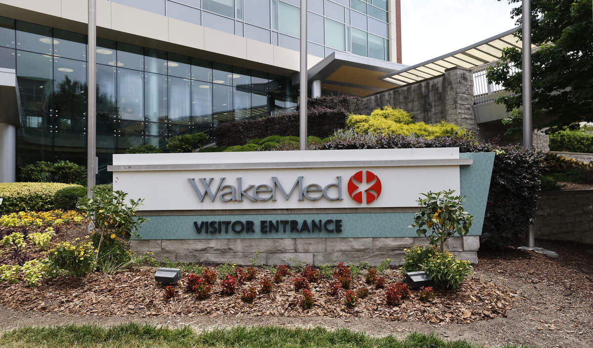 WakeMed campus in Raleigh on June 9, 2026.