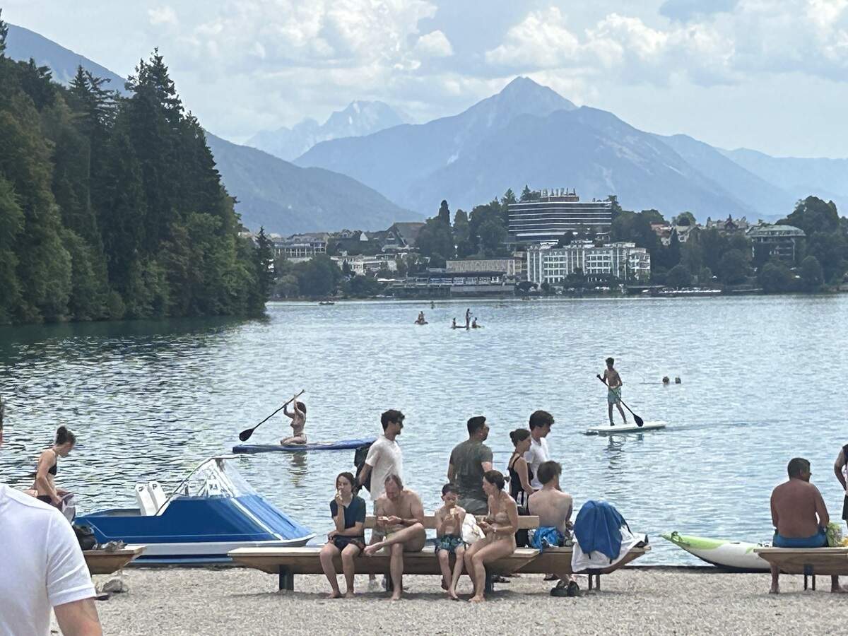 IMG_6075.jpeg The columnist, his family and random Slovenians enjoying a day on Lake Bled.