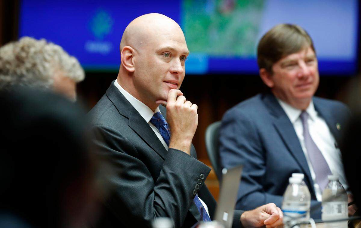 Raleigh city council member Patrick Buffkin listens during the Raleigh City Council meeting at the Municipal Building in Raleigh, N.C. Tuesday, June 15, 2021.