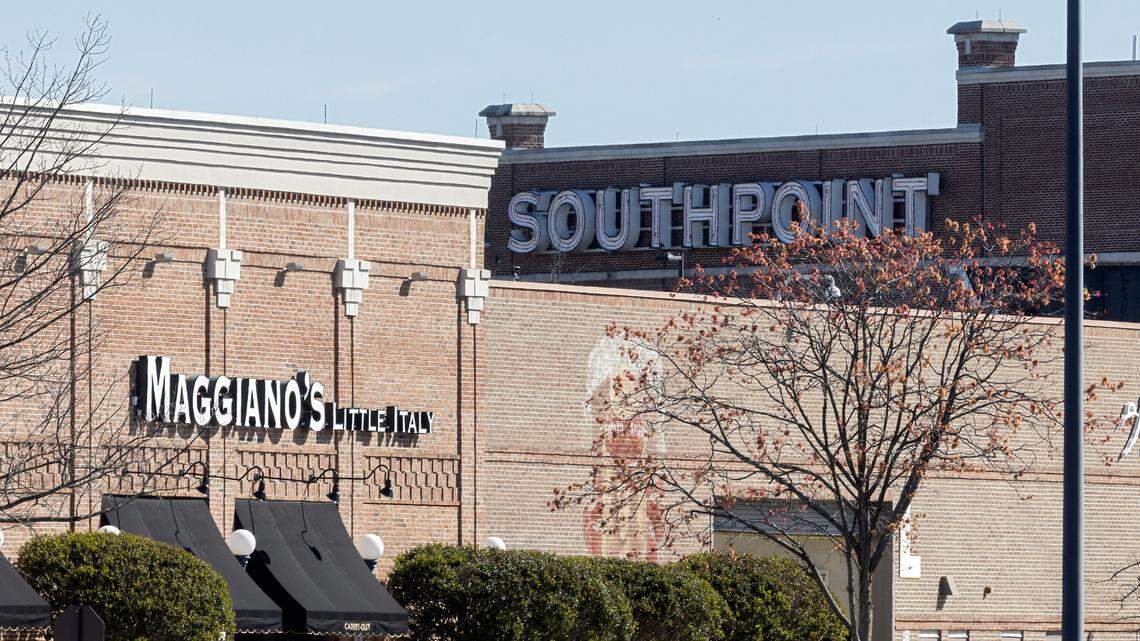 The Streets at Southpoint mall is photographed on Thursday, March 16, 2023, in Durham, N.C.